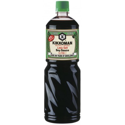 Soya sauce salt less KIKKOMAN, 975 ml